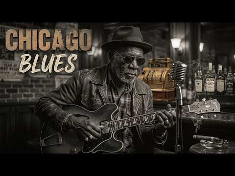 Vintage Chicago Blues Collection with Electric Guitar and Urban