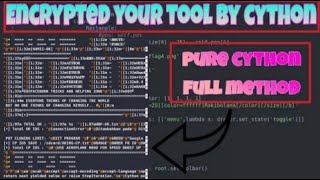 how to encrypted your script with cython || pure cython full method || how to enc your script