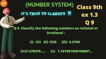 Q 9 || ex 1.3 || class 9th || #tutortitu || #numbersystem || #cbsemaths || #class9thmathssolution