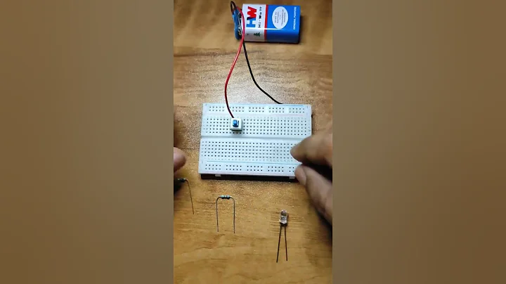 Simple RGB LED Circuit - Experiment 1 #The_spark