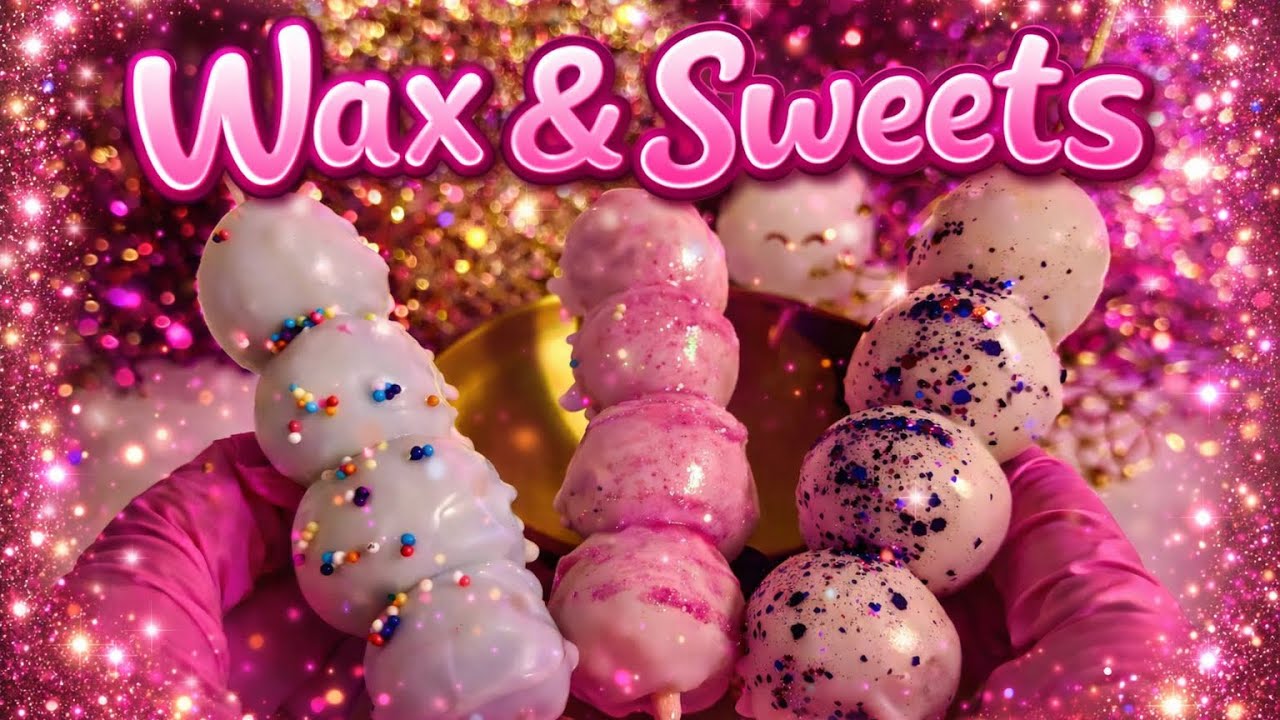 Wax Shell Candy Crush ASMR | Sparkles, Cracks & Deep Relaxing Sounds 🍡✨