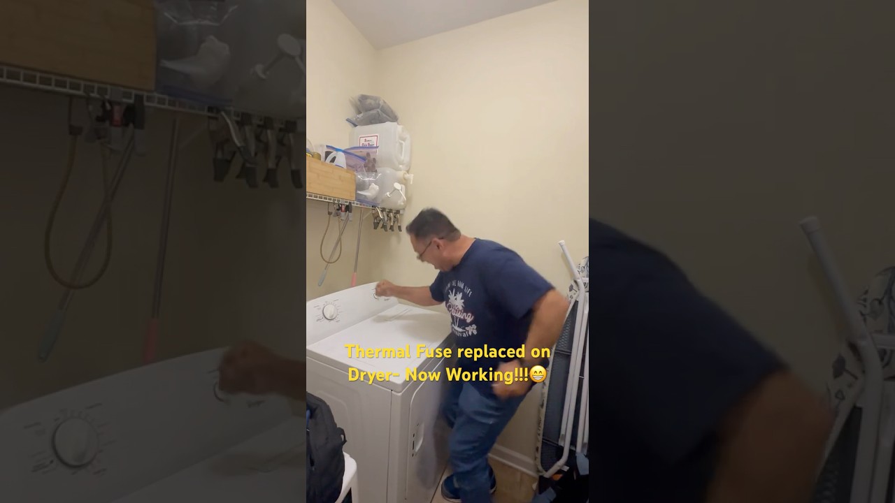 Thermal Fuse replaced on Dryer! It works Now!