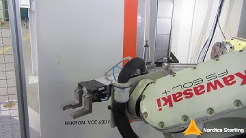 Industrial Robot Loading / Unloading Machining Center