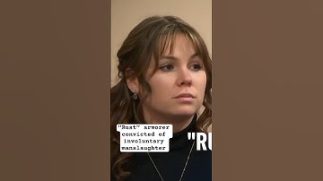 Jury finds “Rust” armorer guilty of involuntary manslaughter #shorts