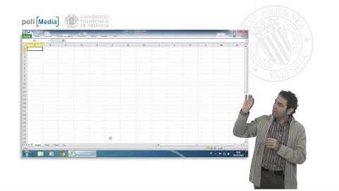 Hojas de cálculo. Excel 2010 |  | UPV