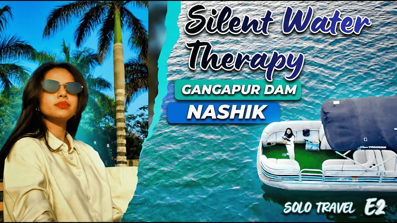 This Sunset Cruise Ride Changed My Mood🚤Solo Drive to Gangapur Dam Nashik |E2 -Beloved Nashik Series