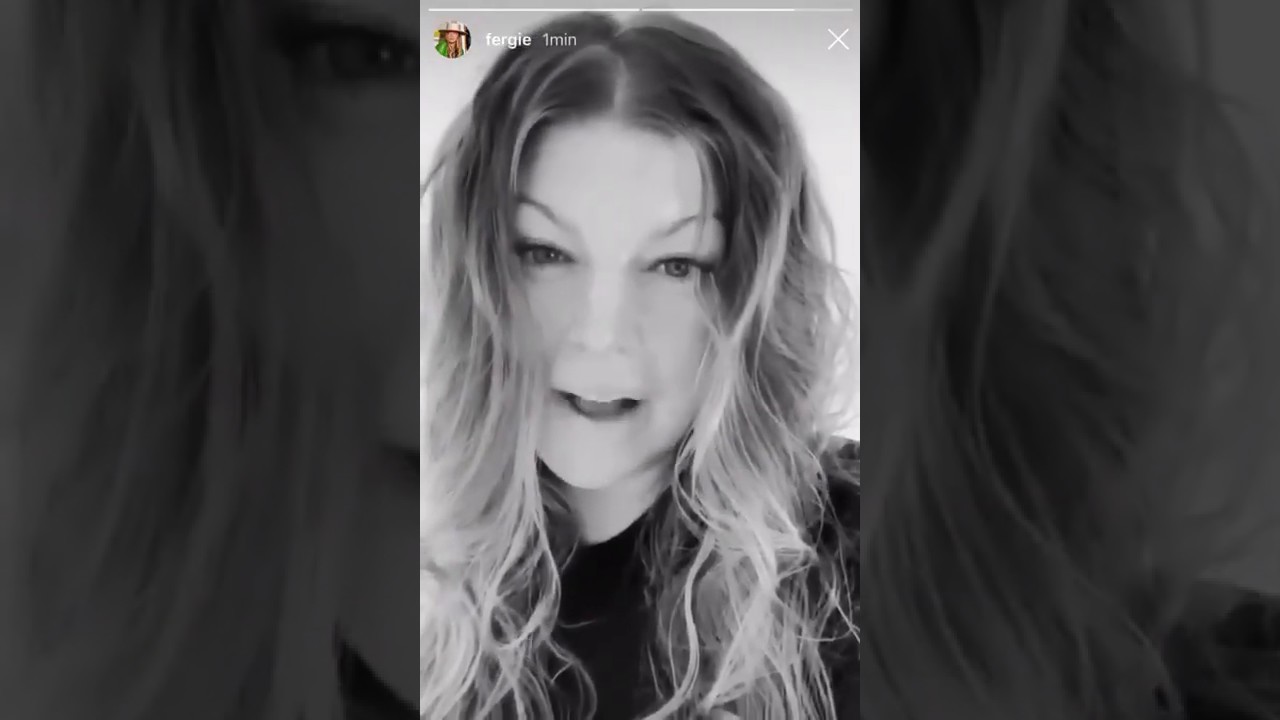 Fergie thank you message to her Fans May 2020
