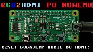 RGB2HDMI Lumacode do komputerów i konsol retro - ulepszona wersja z audio!