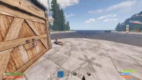 Naked Clan Try Raiding My Base Rust Console prt2