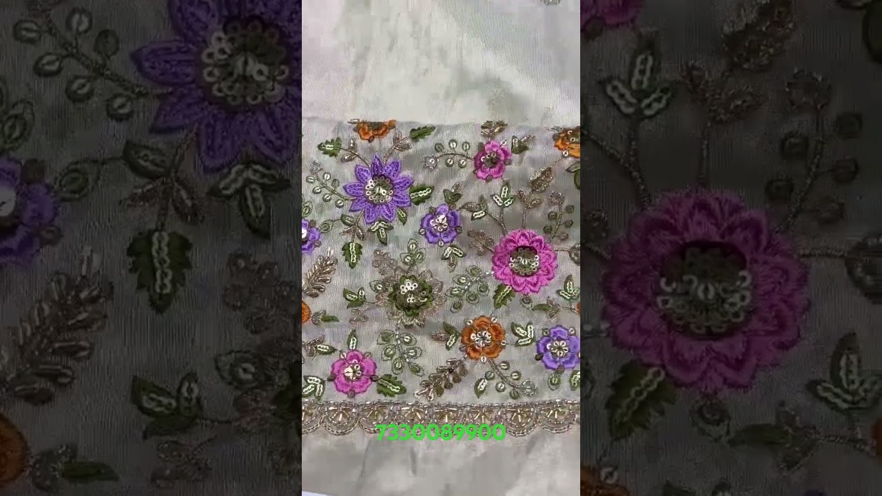 Boutique Fabric Collection | New Embroidery Designs | Pure Tissue Fabric | Wholesale Fabric in Surat