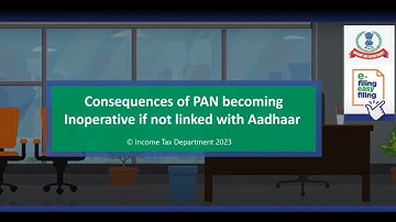 Consequences of PAN becoming Inoperative if not linked with Aadhaar (Hindi)