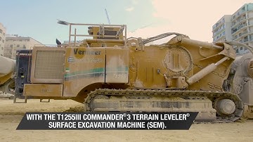 Watch the Vermeer T1255III Terrain Leveler SEM at work