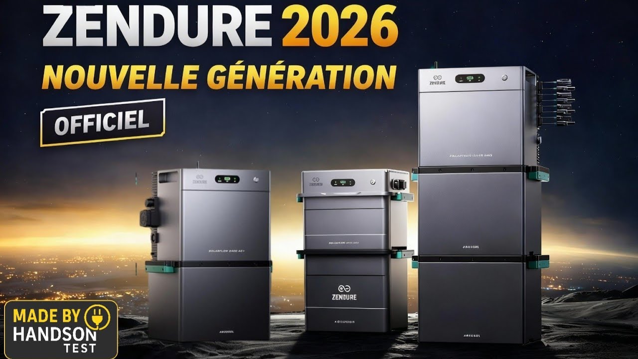 Zendure SolarFlow : les NOUVEAUTÉS 2026 expliquées (1600 AC+ / 2400 AC+ / 2400 Pro)