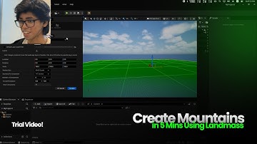Create Mountains in UE5 Using Landmass (Basic Guide) | Unreal Engine | Trial Video