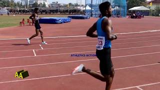 Men's 110m Hurdles Semi Final 1 - All India Inter University  Athletics Championships-2018-19