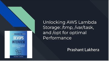 Unlocking AWS Lambda Storage: /tmp, /var/task and /opt for optimal performance