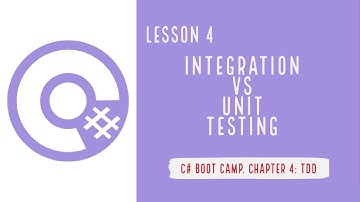 C# Boot camp. Chapter 4: TDD. Lesson 4: Integration vs Unit testing