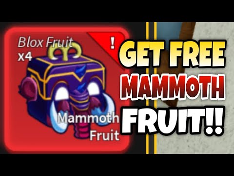 How To Get Mammoth fruit fast and easy blox fruits - YouTube