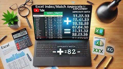INDEX and MATCH functions for Approximate Match Lookup