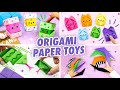 Origami Paper Crafts Toys Paper Bird Snake Pop It Cat Dragon Claws