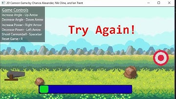 2D Cannon game in C++ using SFML
