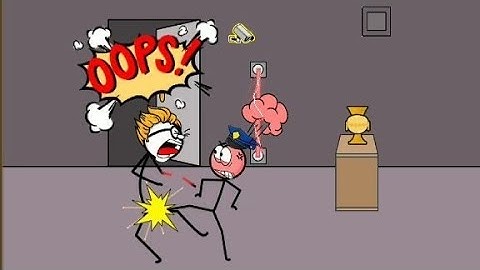 Stickman Thief Puzzle Game - Level 28-55 (Burbuja Games) @JEDT15