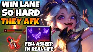 How to win so hard on Zoe they AFK in lane (Probably raging at their own team in chat)