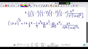 DERIVANDO E INTEGRANDO POLINOMIOS DE TAYLOR
