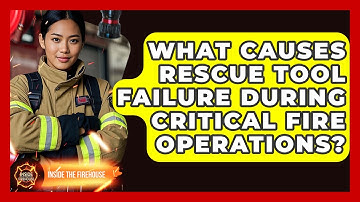 What Causes Rescue Tool Failure During Critical Fire Operations? - Inside the Firehouse