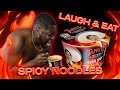 Try Not to Laugh or EAT THE SPICY NOODLES! (Ghost Pepper Spicy Noodle Challenge)