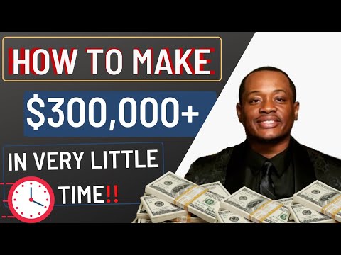 How To Make 300,000 A Year Using Very Little Of Your Time