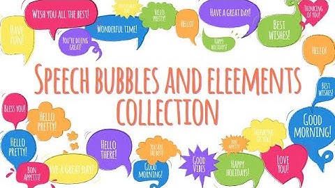 Speech Bubbles And Elements Collection After Effects Templates