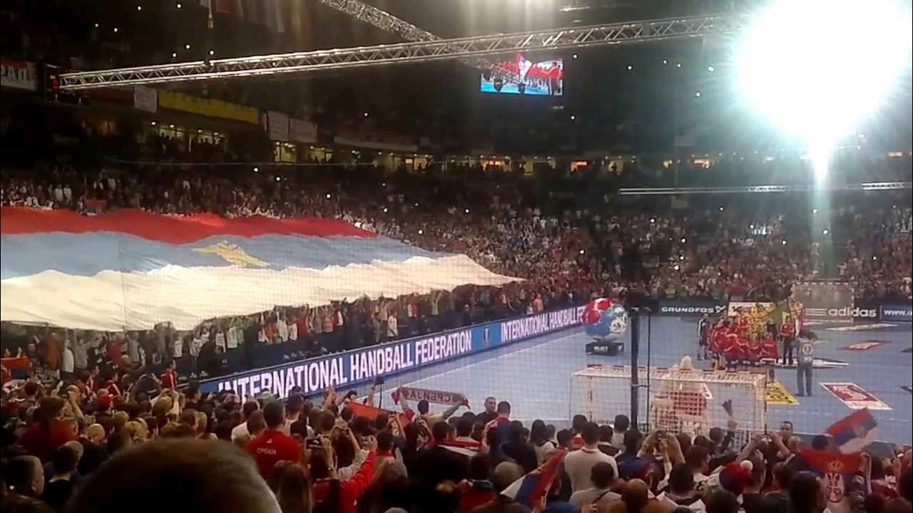 Svetsko prvenstvo u rukometu za zene, finale Brazil Srbija, himna BOZE PRAVDE YouTube