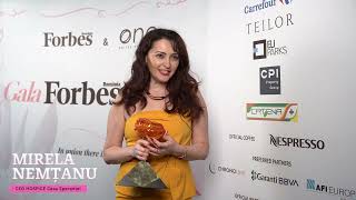 🌺 Mirela Nemțanu la Gala Forbes Woman 2024