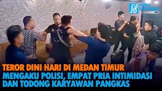 Teror Dini Hari Di Medan Timur Mengaku Polisi Empat Pria Intimidasi Dan Todong Karyawan Pangkas