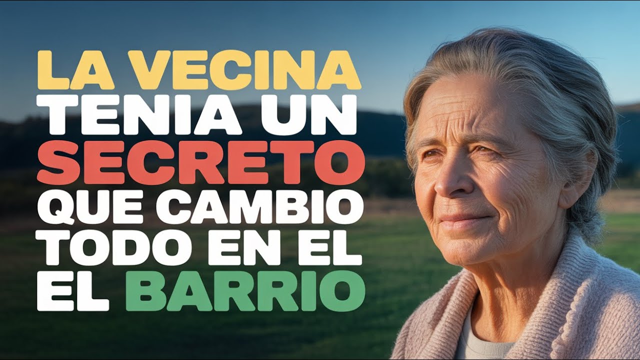 La vecina sabía más de lo que parecía, hasta que un día todo cambió en el barrio