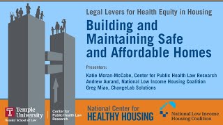 NCHH Webinar – Legal Levers for Health Equity in Housing, Part 2 (of 3)
