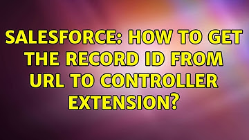 Salesforce: How to get the record id from url to controller extension?