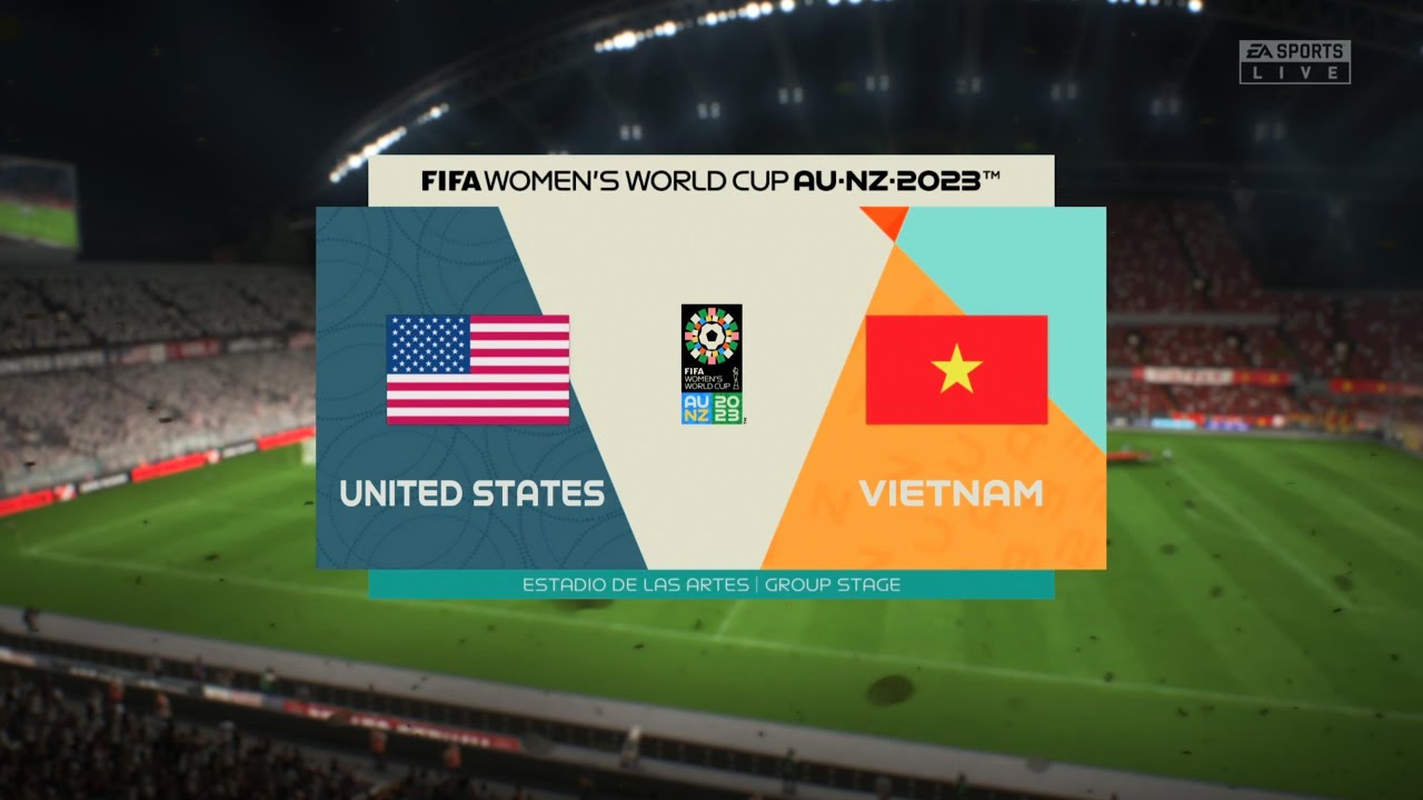 FIFA 23 Vietnam Vs United States Woman World Cup 2023 PS5 4K fifa-23-vietnam-vs-united-states-woman-world-cup-2023-ps5-4k