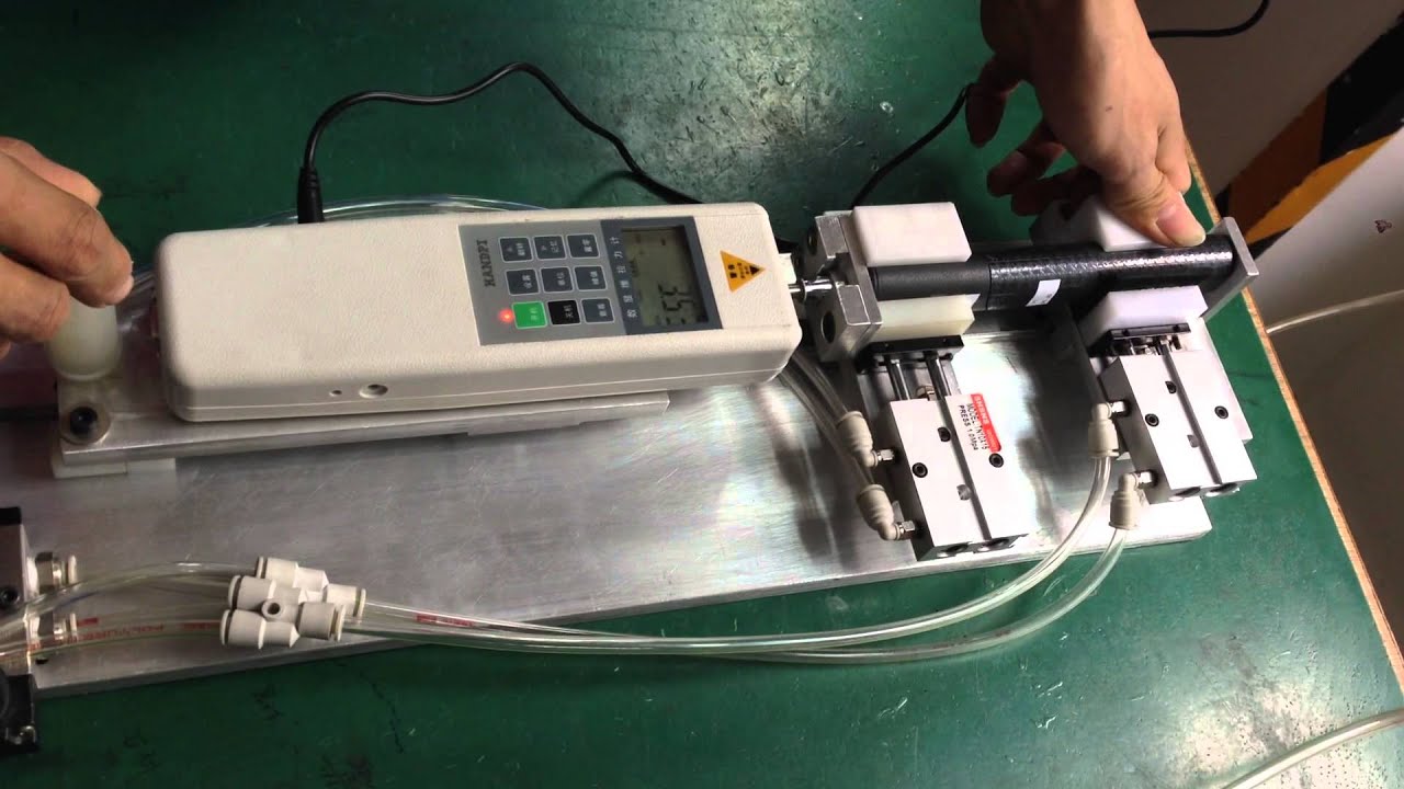 cap pull force test - YouTube