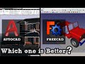 Autocad or Freecad which is Better