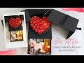 DIY Gift Box | Handmade Gift Box Idea | Heart Shape Flower Box With Drawer | How To Make Gift Box