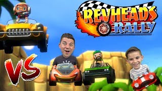 REV HEADS RALLY!! Dad vs Daylin | Mobile Multiplayer Combat Kart Racing screenshot 4