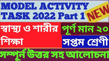 Class  7 Health and Physical Education January 2022 || স্বাস্থ্য ও শারীর শিক্ষা
