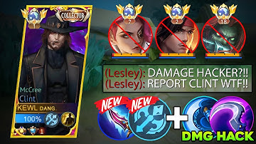 NEW CLINT PERFECT ONE SHOT BUILD AND EMBLEM!!🔥 (you must try) CLINT BEST BUILD 2024 - MLBB
