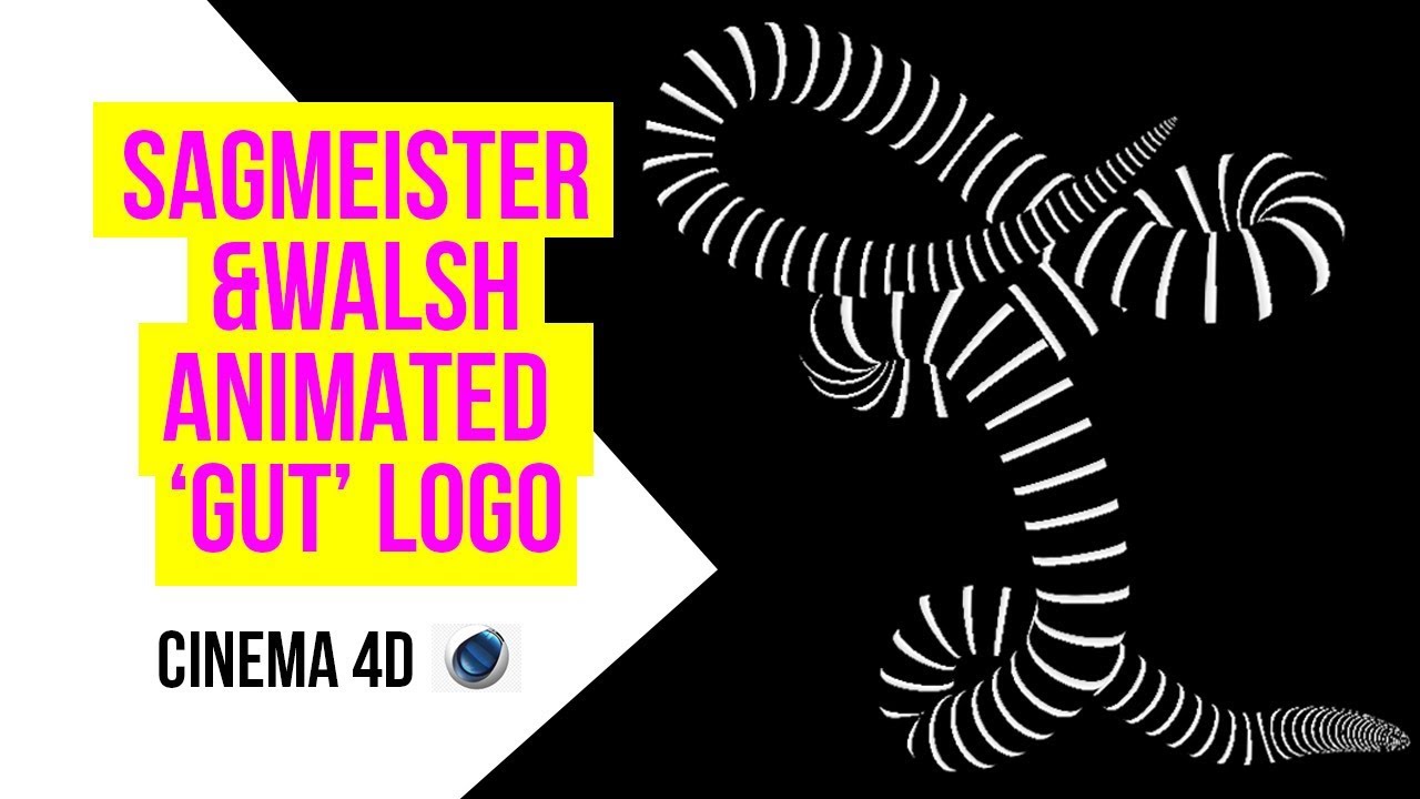 Cinema 4d Tutorial Texture Animation Sagmesiter And Walsh Gut Logo Youtube
