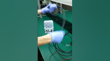 15 Testing the cables of the LED lights ENE TECH