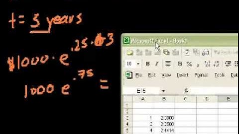 03   Continuous compounding and e   06   Compound interest and e part 4
