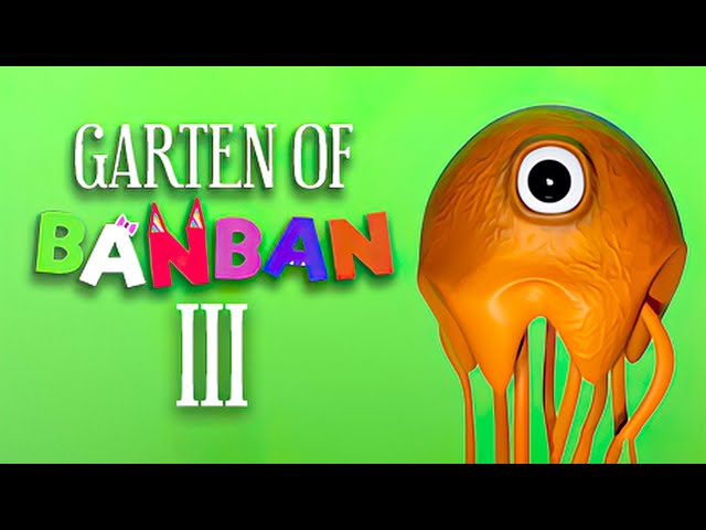 Garten of Banban 3 Official Trailer! #horror #gaming #videogames #scar, garden of banban 3