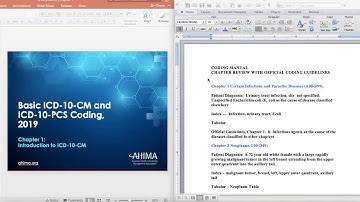 ICD-10-CM Official Coding Guidelines - Chapter 1-4 Coding Manual